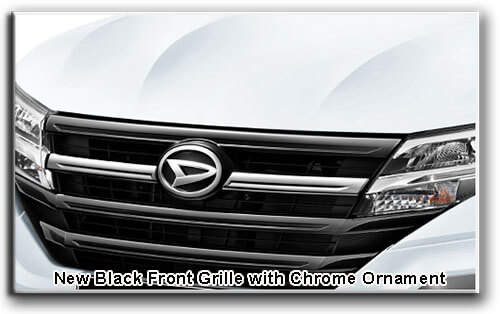 New-Black-Front-Grille-With-Chrome-Ornament
