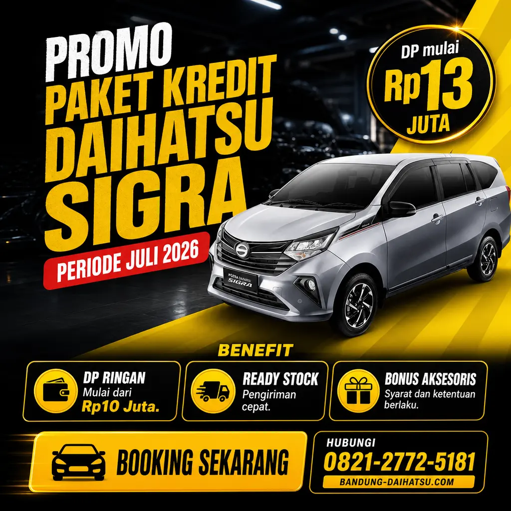 PROMO PAKET KREDIT DAIHATSU SIGRA