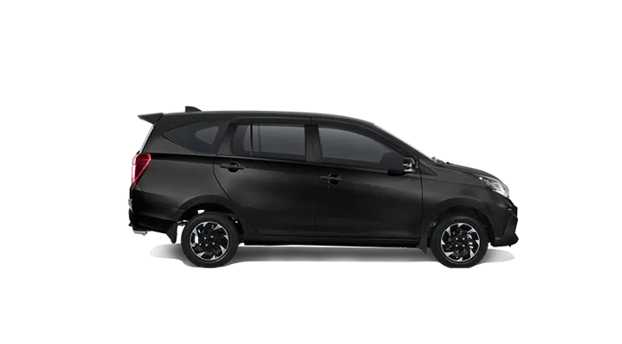 Daihatsu Sigra warna hitam yang elegan.