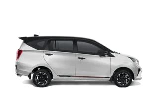 Daihatsu Sigra berwarna putih.