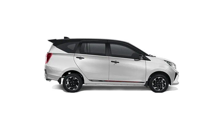 Daihatsu Sigra berwarna putih.